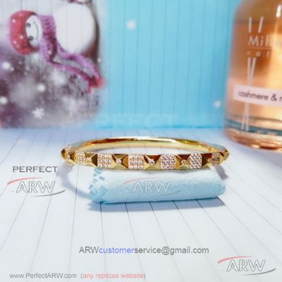 AAA Fake APM Monaco Yellow Gold Geometric Bracelet